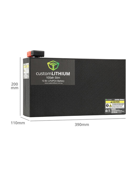 Custom Lithium 100AH 12V LiFeP04 Battery