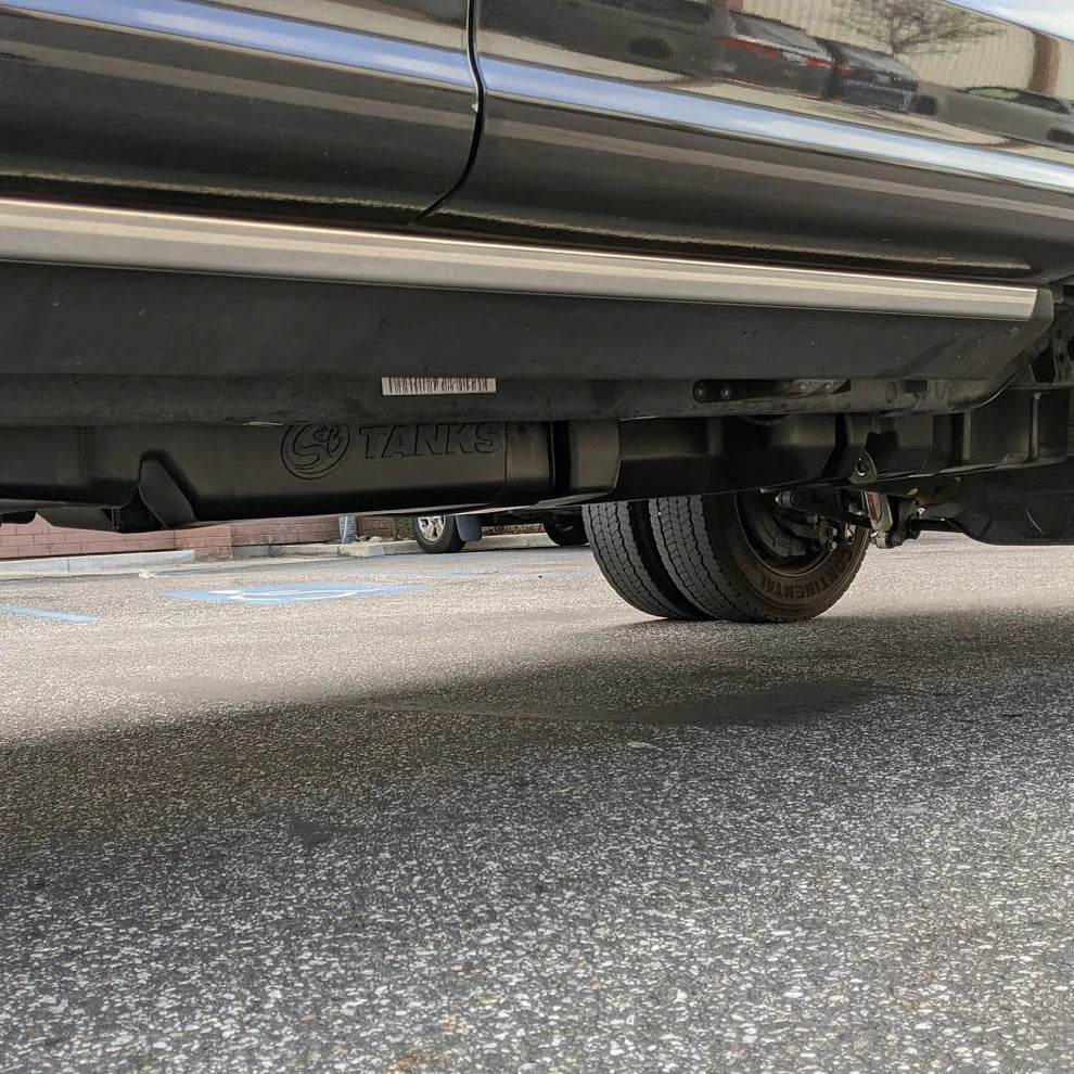 S&B 257 LITRE REPLACEMENT FUEL TANK FOR 2017-2025 FORD F-250 / F-350 / F-450 POWERSTROKE 6.7L CREW CAB LONG BED