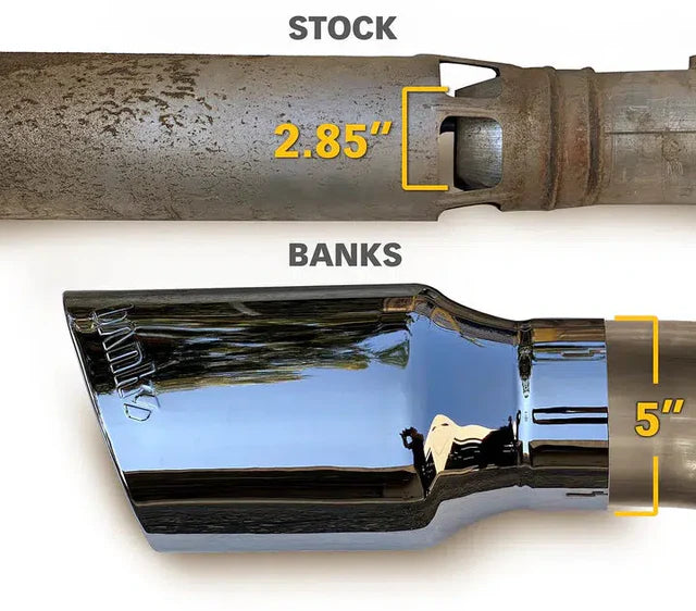 2020-2026 Chev 2500 Banks 5" Single side exit exhaust DPF BACK