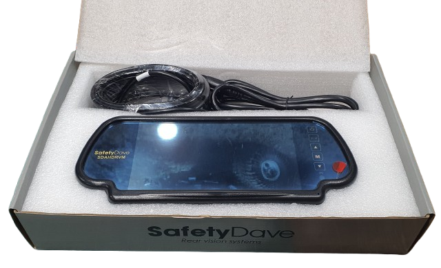 Safety Dave - Car AHD rear view mirror monitor
