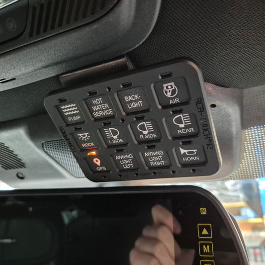 F250/F350/F450/F550 RCR‑Force 12 Over‑Mirror Mount