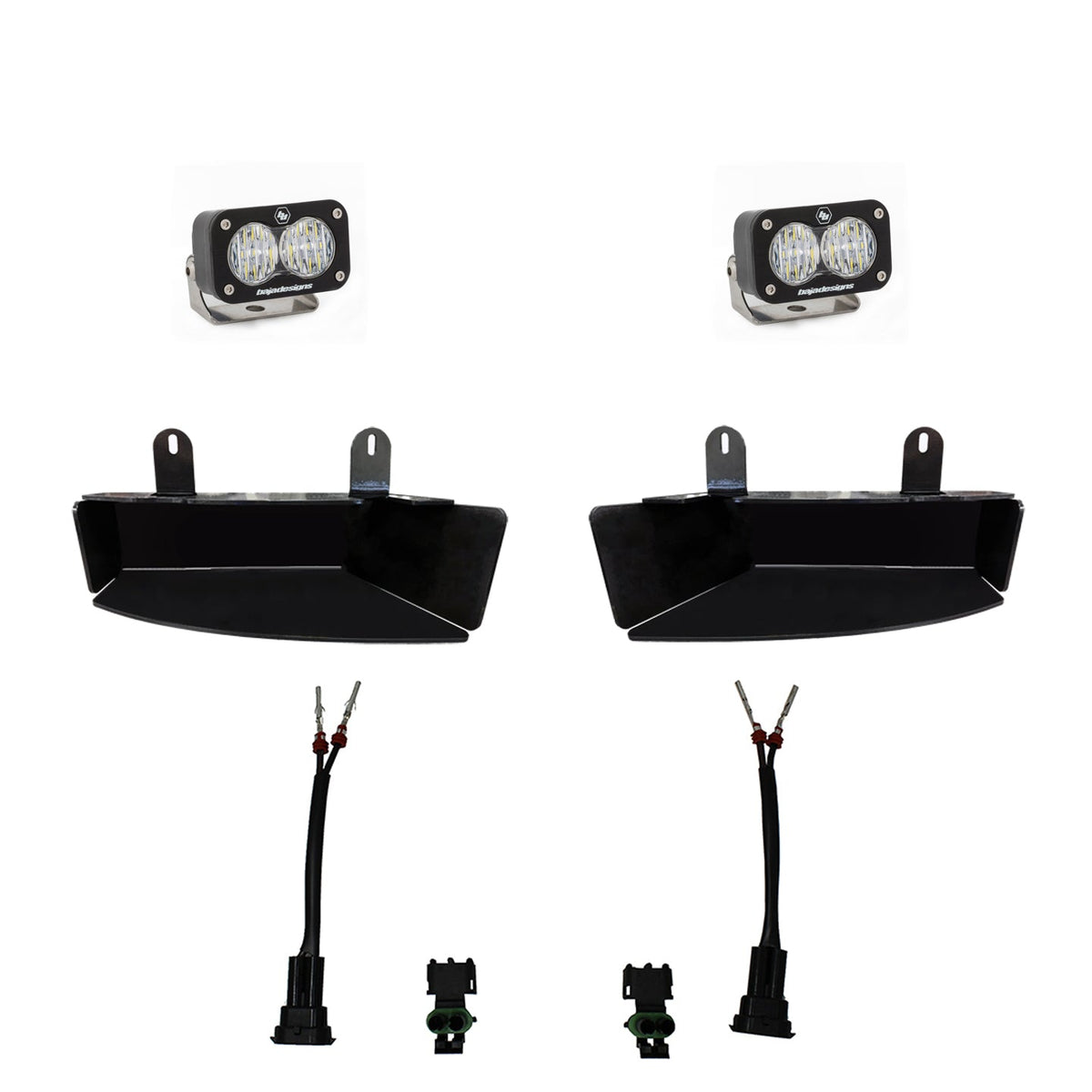 RAM S2 Sport Fog Pocket Light Kit-clear-wide cnr - RAM 2019-24 2500/3500