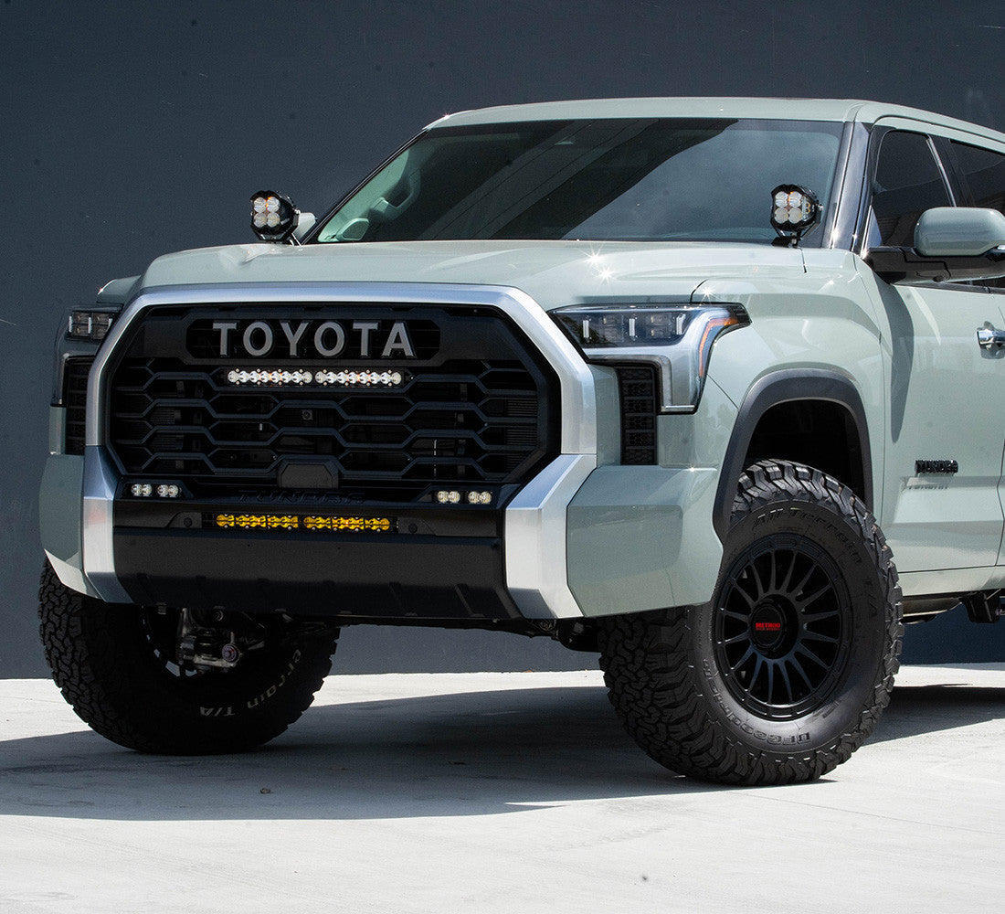 Toyota S8 20 Inch Behind Bumper Light Bar Kit - Toyota 2022-On Tundra, 2022-On Sequoia-Clear- Drive Combo