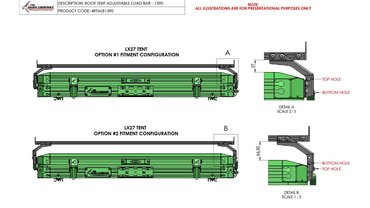 Adjustable Load Bar