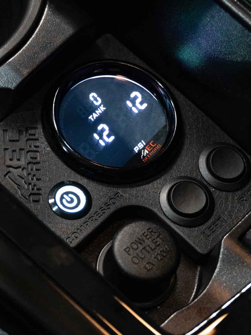 EC Airbag Gauge Kit Triple Digital Gauge Kit