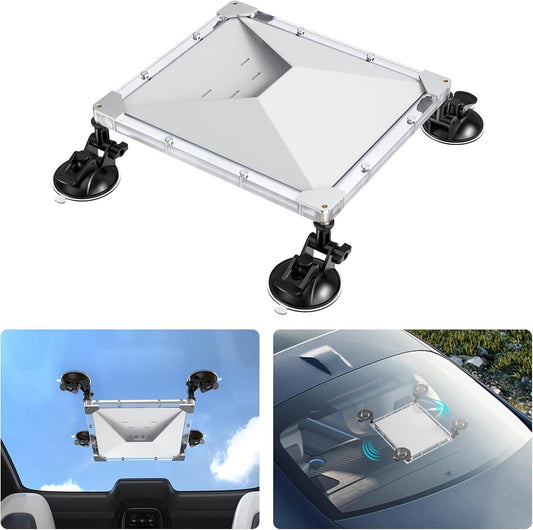 Car Mount to suit Starlink Mini , Sunroof Suction Cup with Protective Mounting Case. Fits Car, RV, Boat, and Truck Glass Roof Mount