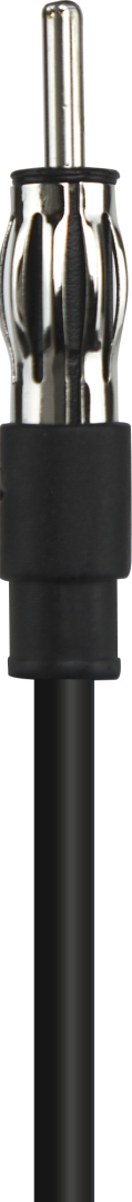 GME AEM4702B 1040mm Fibreglass Radome Antenna, AS001B Spring (AM/FM) - Black