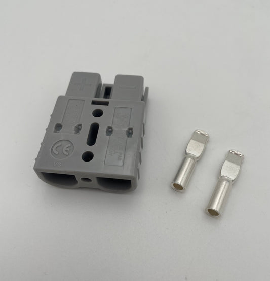 20 Amp Grey Anderson Plug with Mounting Bracket