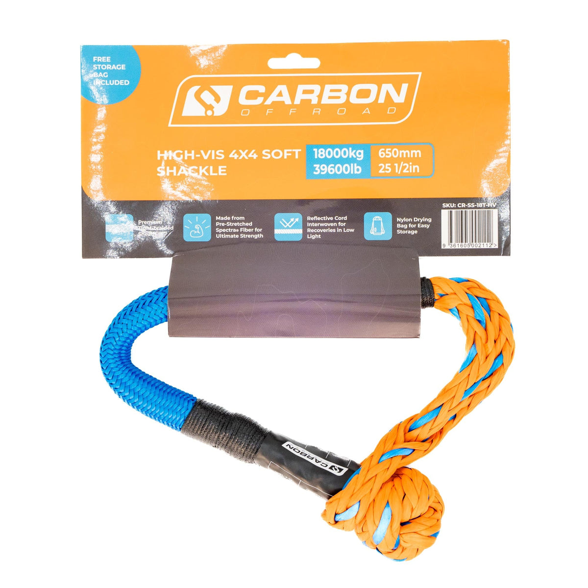 Carbon Offroad 4x4 Vehicle High-Vis Soft Shackle