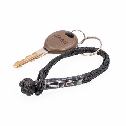 Carbon Offroad Soft Shackle Keyring 1.1 Ton