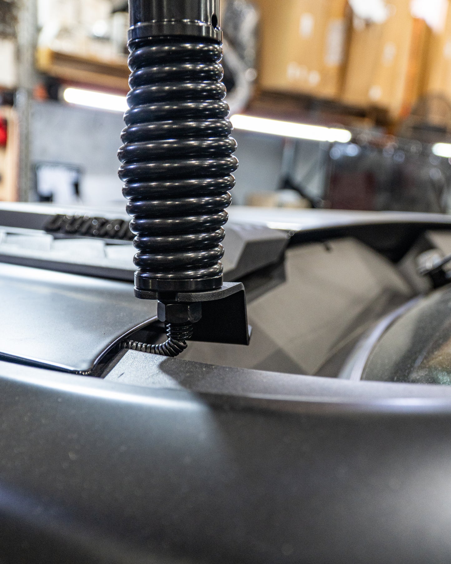 V2 Chevrolet 2500 Antenna Under Bonnet Bracket Mount