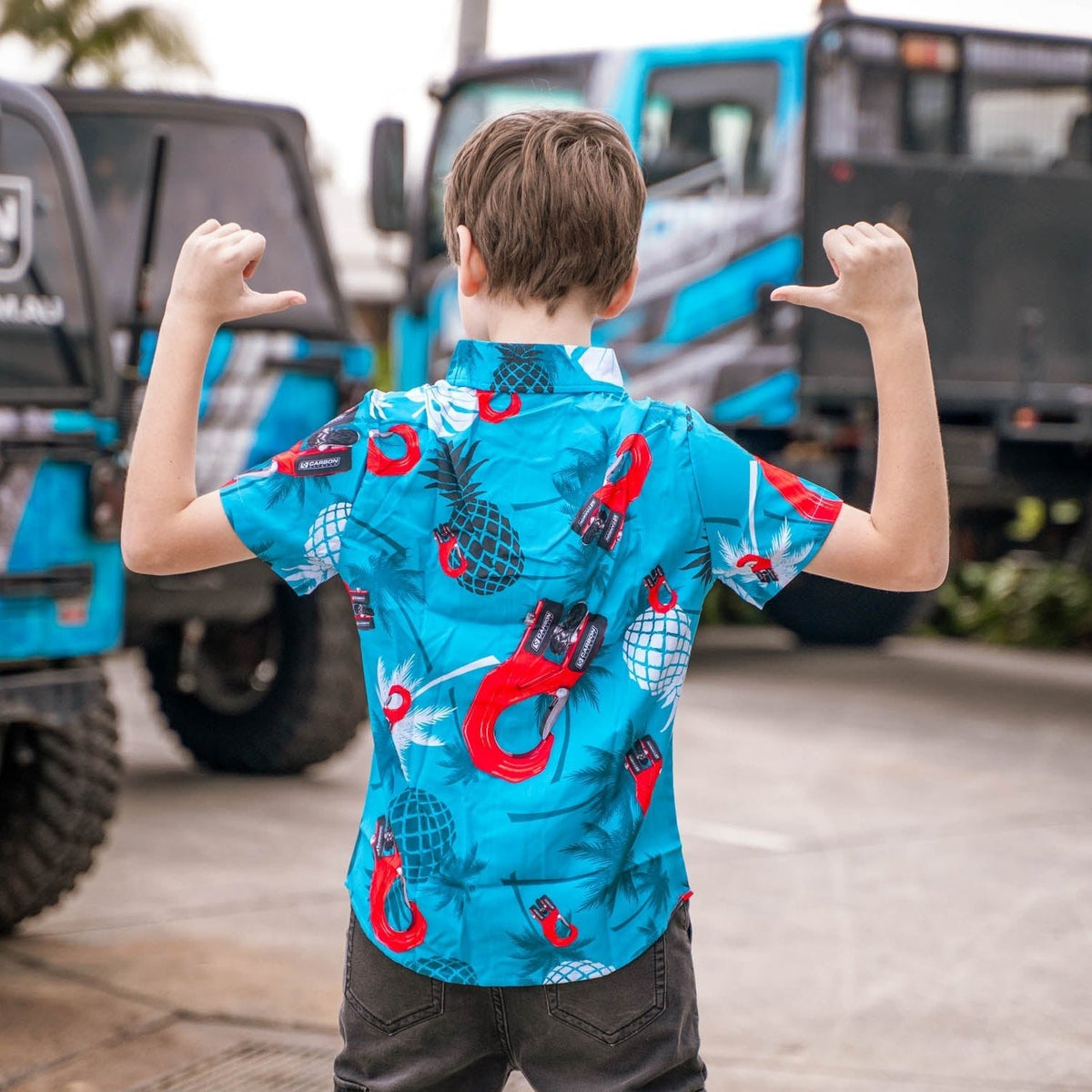 Carbon Mega Pro Party Shirt - Youth - CM - MPSH - Y - 4 2 Carbon Offroad