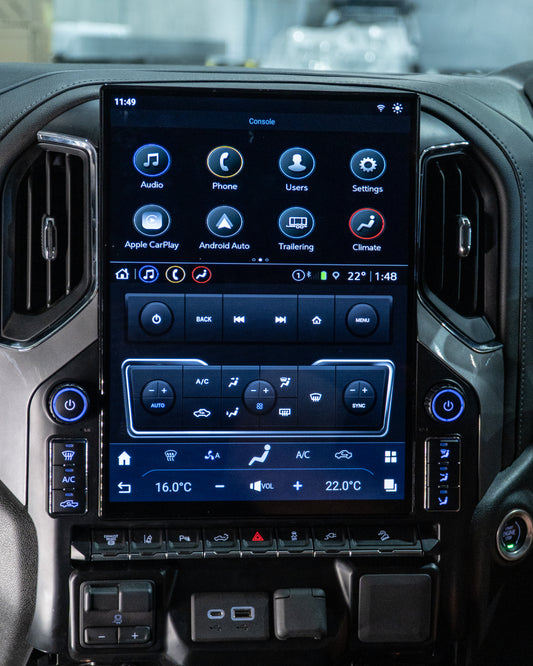 15.4 Inch Android Head Unit to suit Chev 1500/2500 2020-23