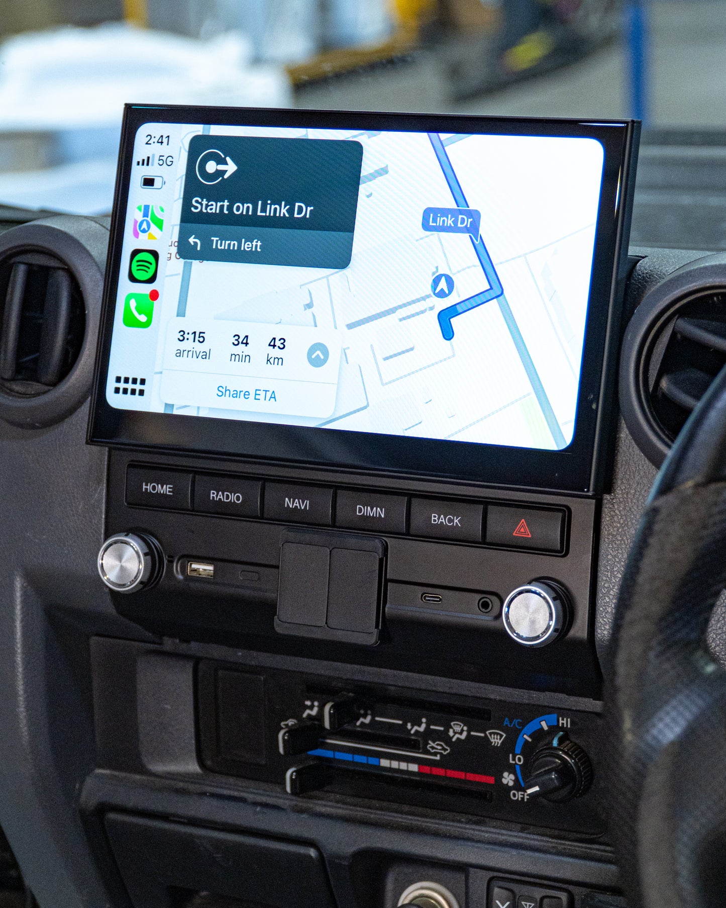 10 Inch Android Head Unit to suit LandCruiser 70/ 79 / 78 / 76 Series up to mid 2023