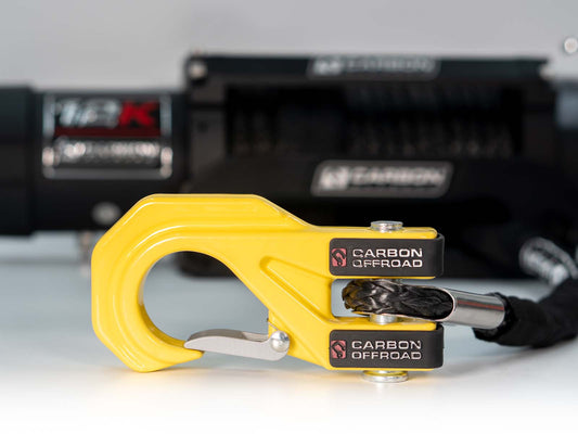 Carbon 12K - 12000lb Winch With Yellow Hook V3