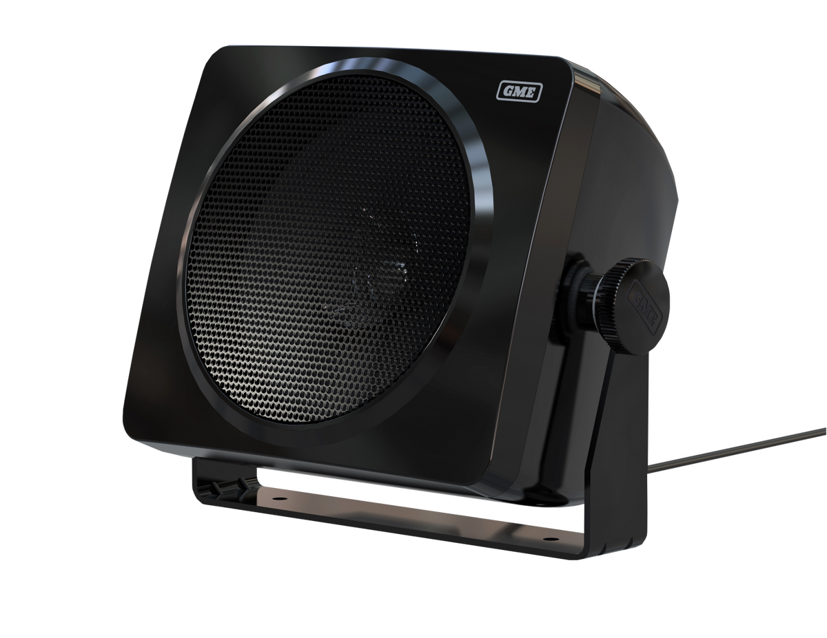 GME GS420B 4 Inch Marine Box Speakers Pair - Black