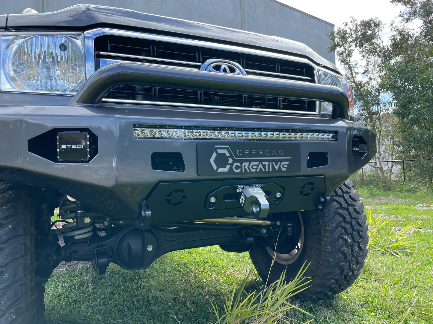 Offroad Creative Bull Bar to suit 70 Series Landcruiser 2007 - 2022