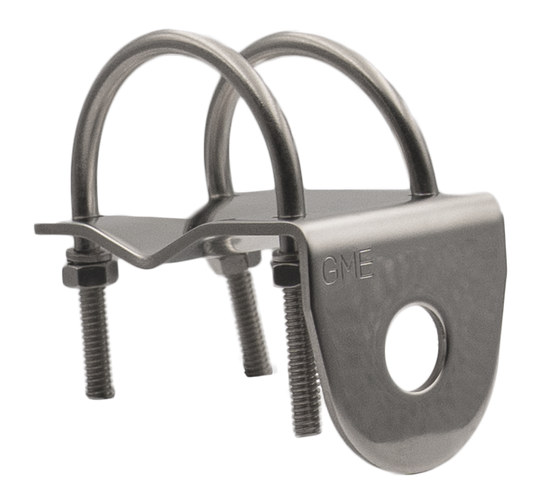 GME MB024SS Right Angle Bull Bar Bracket - Stainless Steel