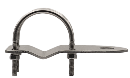 GME MB408SS 3mm Bull Bar Bracket with "U" Bolts - Stainless Steel