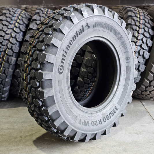 Continental MPT 81 335/80R20 Tyres to suit Super Single