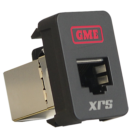 GME XRS-RJ45R9 RJ45 Pass-Through Adaptor - Type 9 (Red)