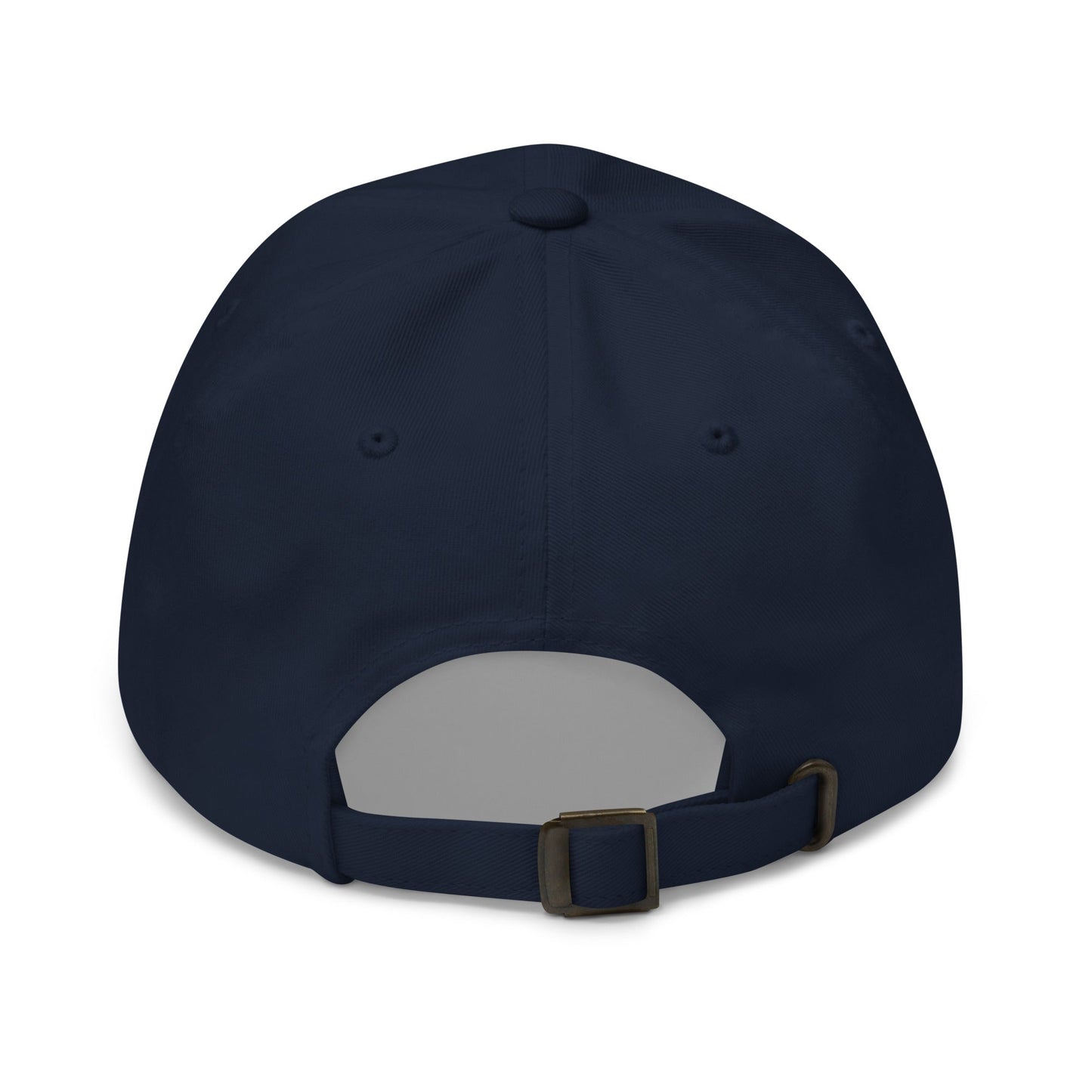 Baseball Cap - Adjustable Buckle - White Logo
