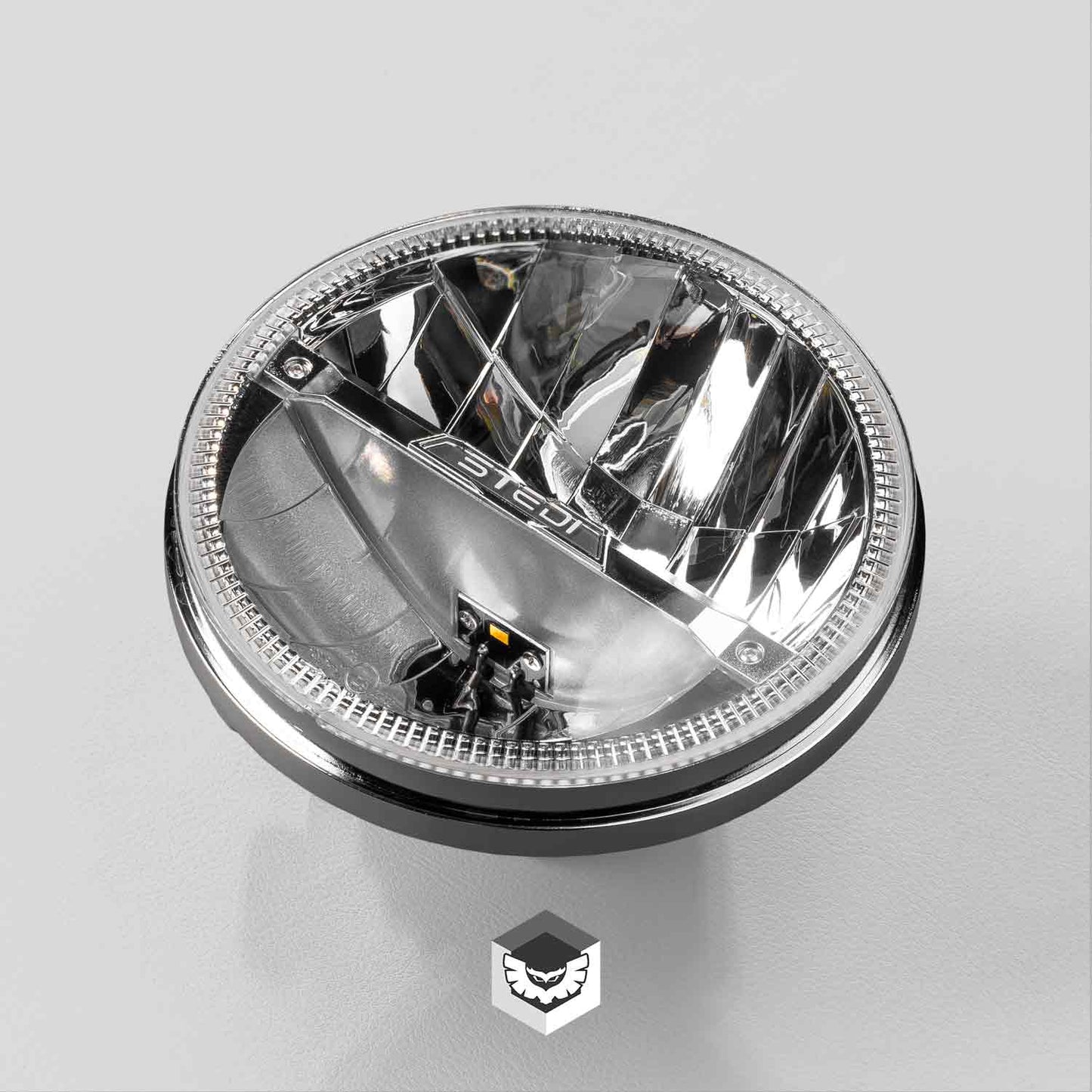 Homage 7 Inch LED Headlight - Chrome (5700K)
