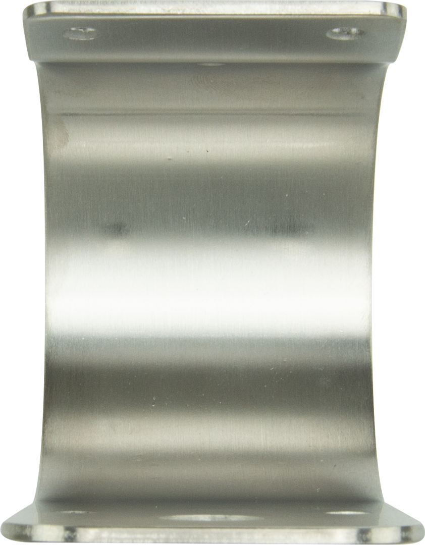 GME MB105SS 76mm Wrap Around Bull Bar Bracket- Stainless Steel