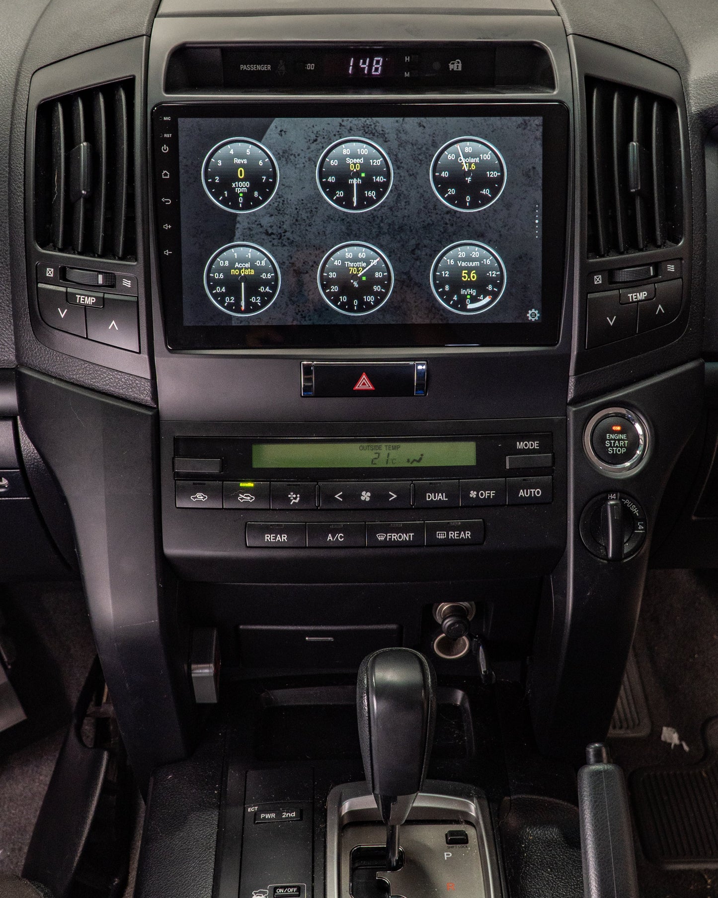 10 Inch EC OFFROAD Head Unit to suit LandCruiser 200 Series GX 2007-21