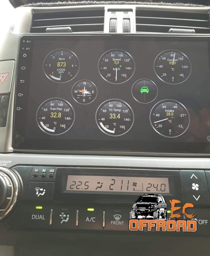 9 inch Android Head Unit to suit Toyota Landcruiser Prado 2009-2013