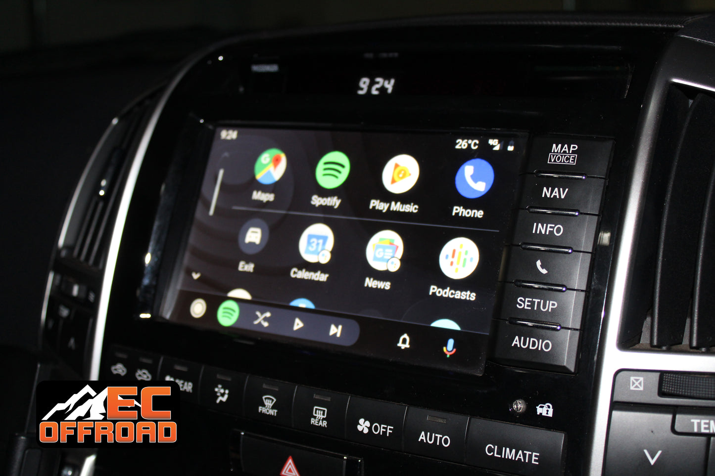 Interface Module unit to suit Landcruiser 200, Car Play & GPS, Android system. 2013-2015 Sahara V3.5