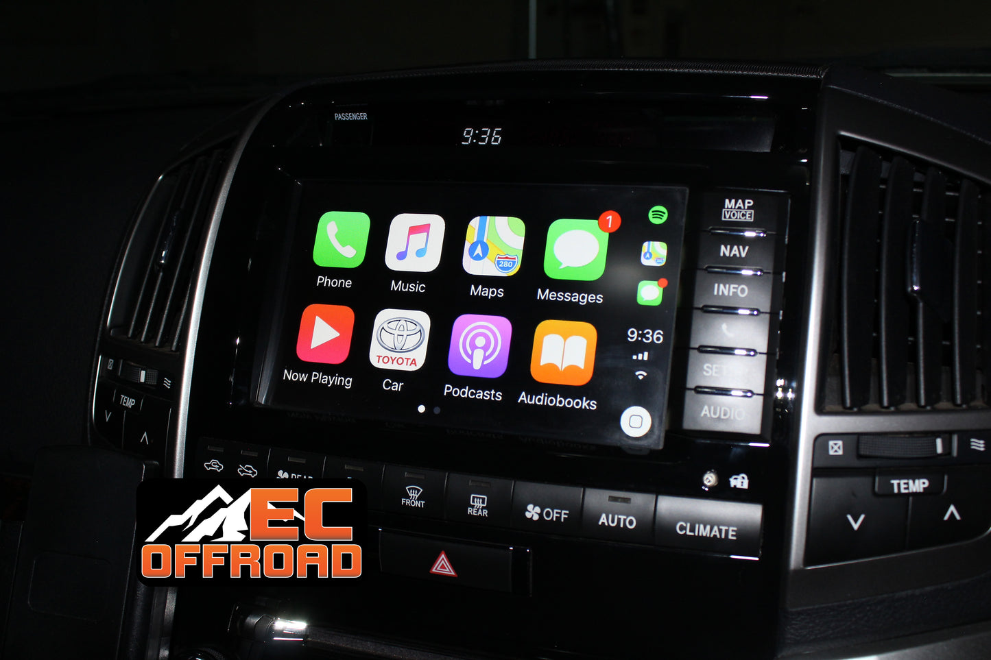 Interface Module unit to suit Landcruiser 200, Car Play & GPS, Android system. 2013-2015 Sahara V3.5