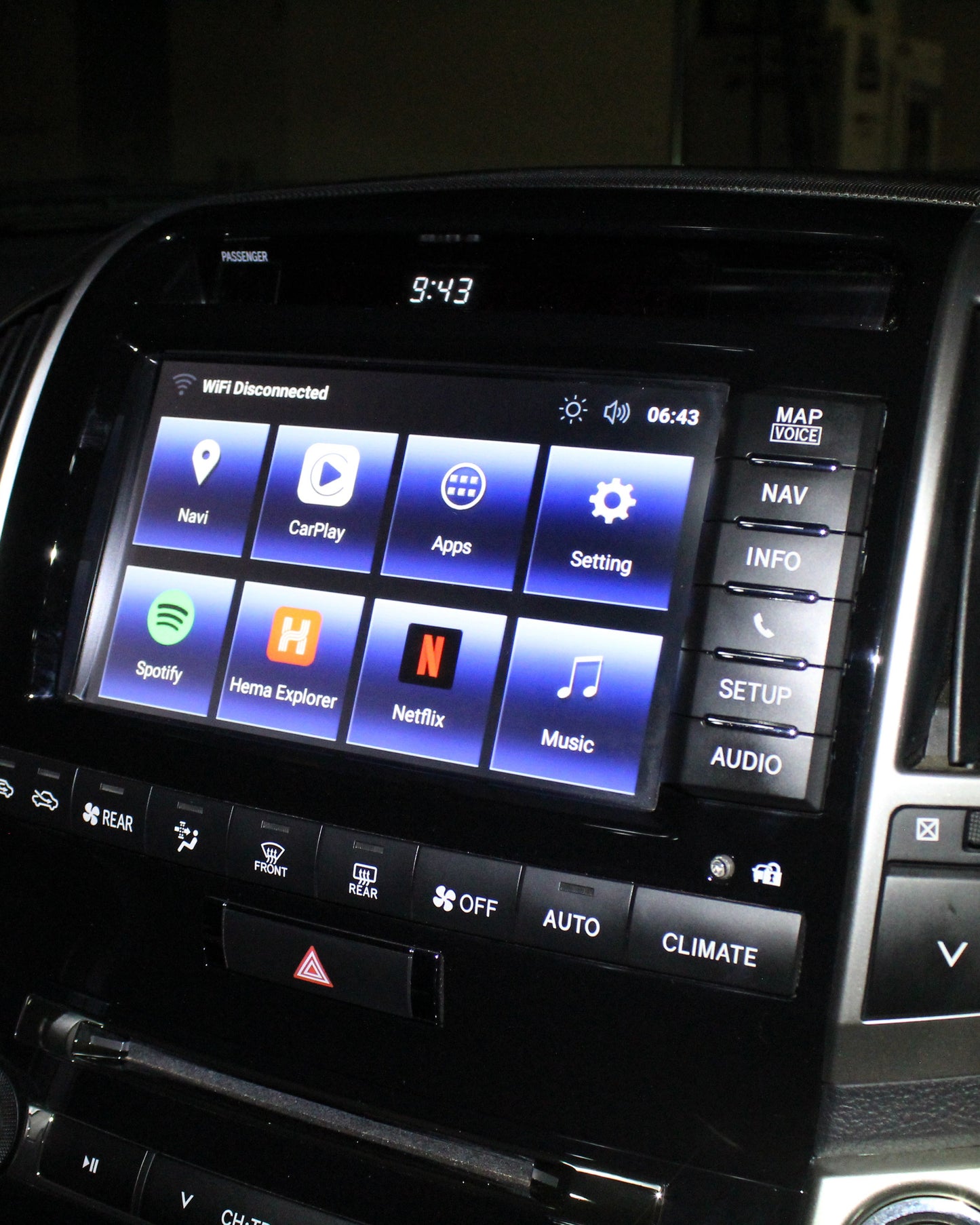 Interface Module unit to suit Landcruiser 200, Car Play & GPS, Android system. 2013-2015 Sahara V3.5