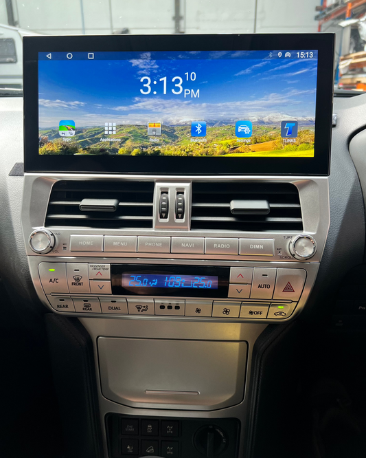 Android 12.3 Head Unit to suit Prado GXL 2017-2020