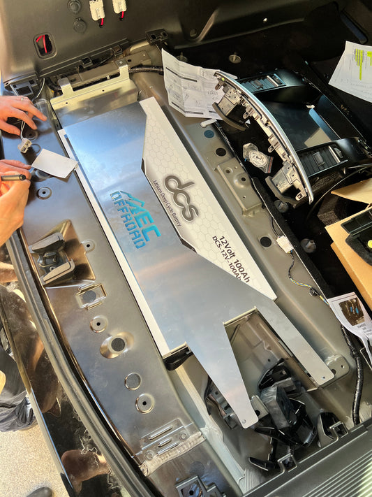 EC OFFROAD 100AH Slim Battery tray to suit Y62 Patrol