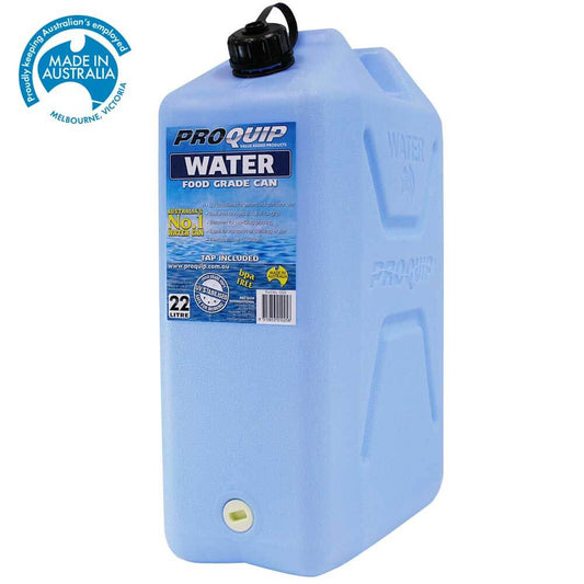 22L Light Blue Plastic Water Jerry Can with Tap
