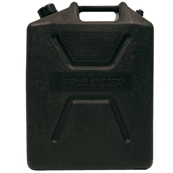 20L Plastic Fast Pour Fuel Jerry Can – Heavy Duty Black