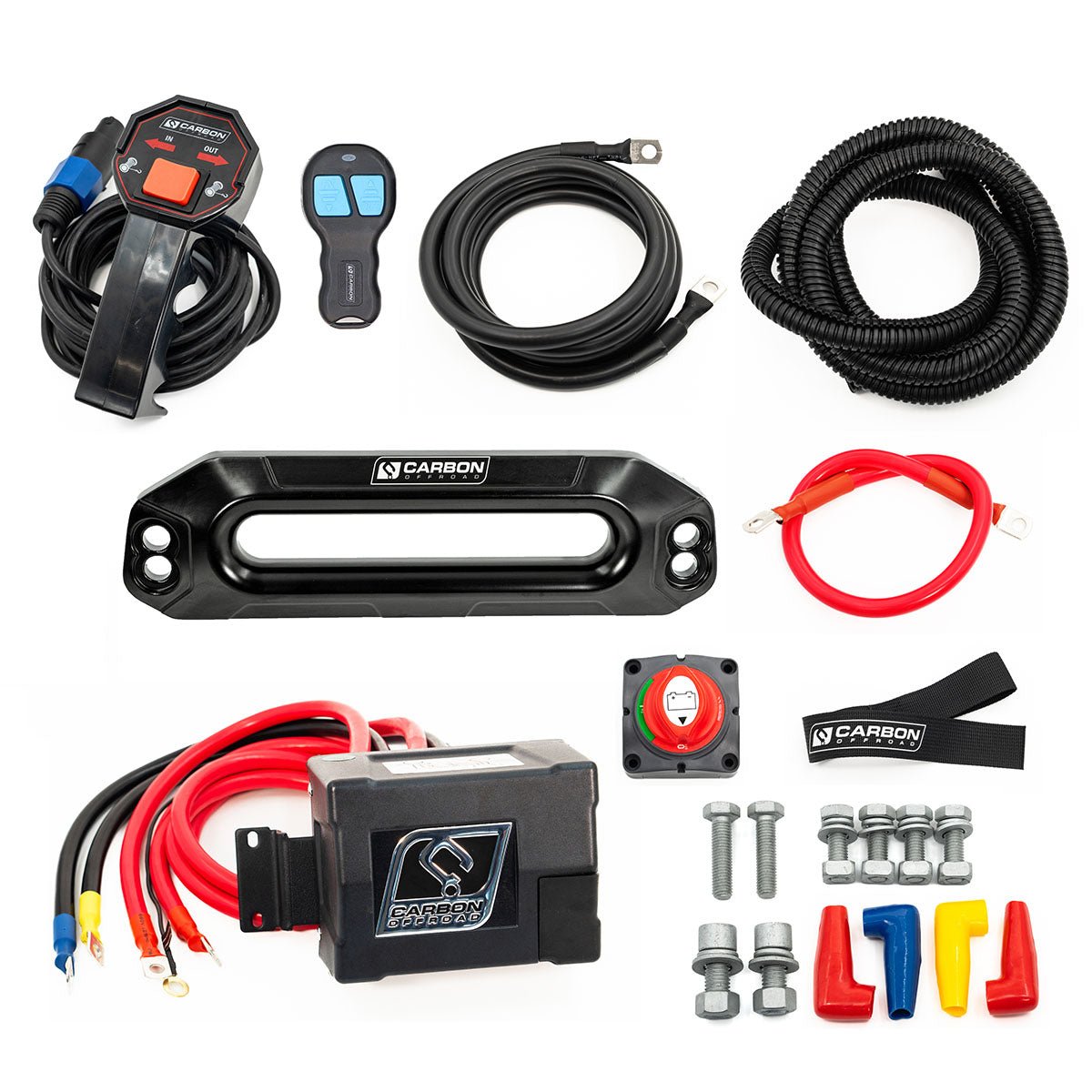 Carbon Offroad Winch Accessory Kit