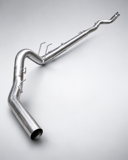 2023-2026 F250/F350 5inch SS Turbo Back Exhaust System - No Muffler
