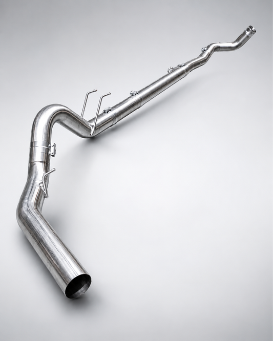 2023-2026 F250/F350 5inch SS Turbo Back Exhaust System - No Muffler
