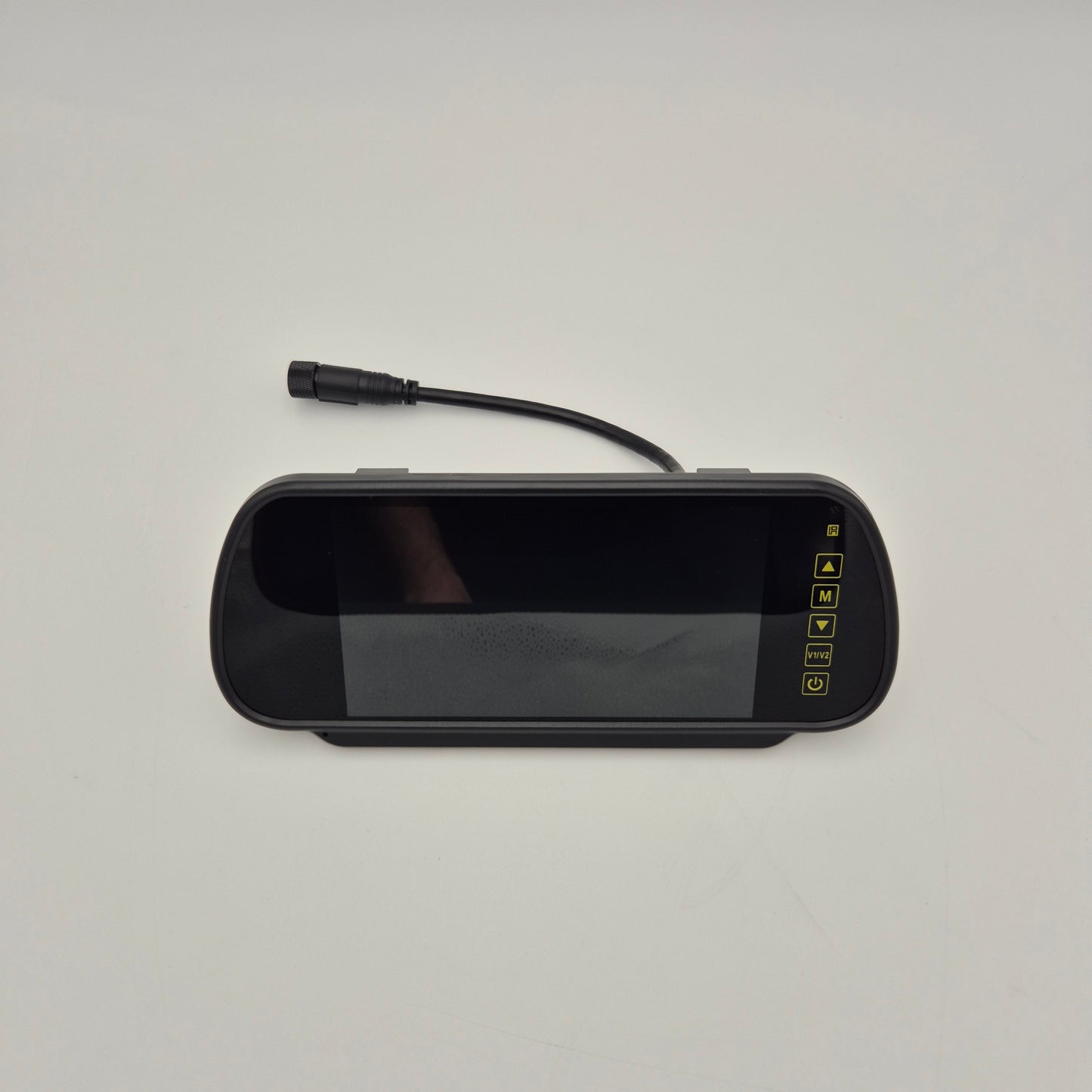 2‑Channel Rear View Mirror Mounted Monitor with Dual Rear Cameras