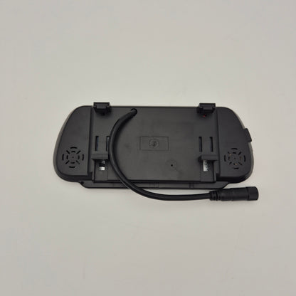 2‑Channel Rear View Mirror Mounted Monitor with Dual Rear Cameras
