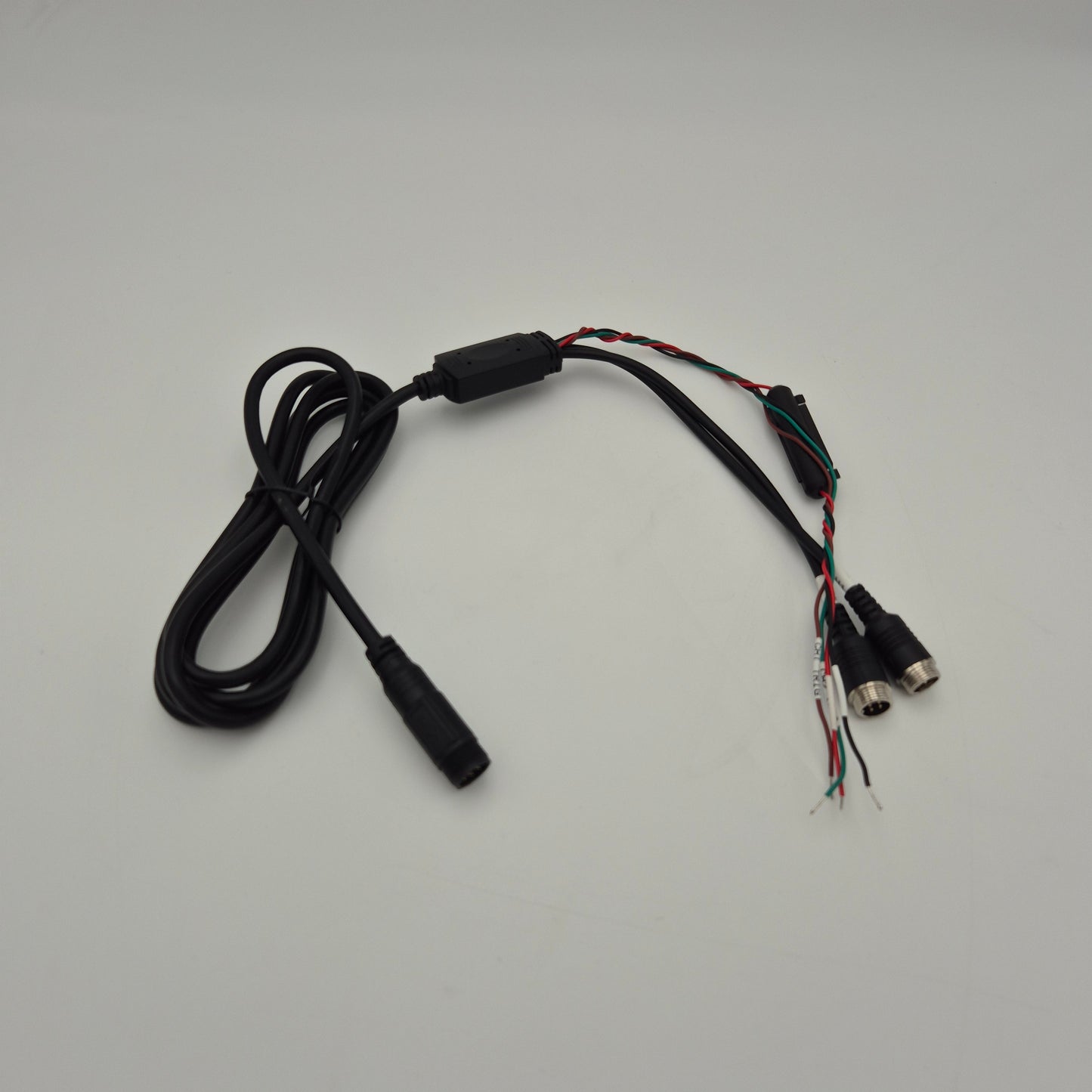 2‑Channel Rear View Mirror Mounted Monitor with Dual Rear Cameras
