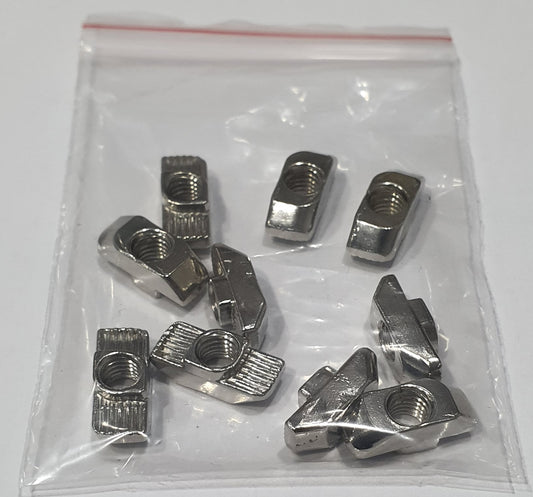 EC Offroad Cross‑Rail T‑Nuts (4‑Pack / 10‑Pack)