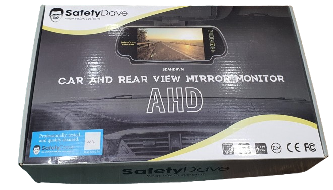 Safety Dave - Car AHD rear view mirror monitor