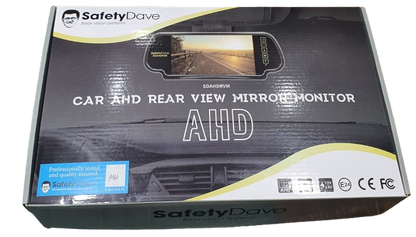 Safety Dave - Car AHD rear view mirror monitor