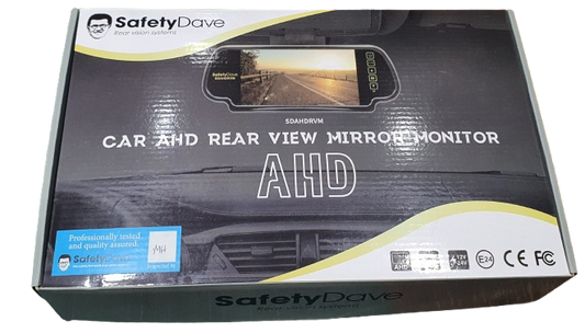 Safety Dave - Car AHD rear view mirror monitor