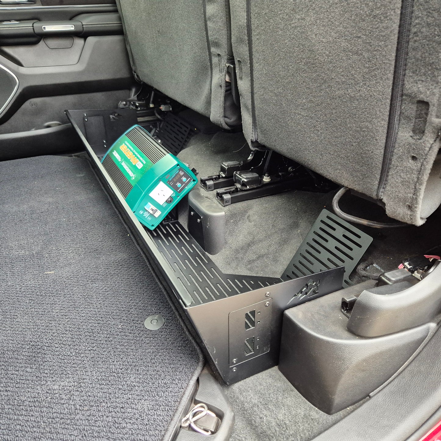 RAM DT 1500 Rear Under‑Seat Storage – Power System Mount & Heavy‑Duty Storage