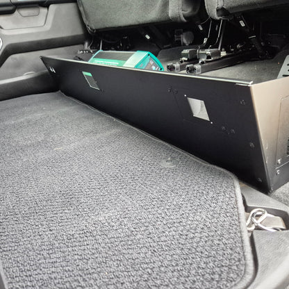 RAM DT 1500 Rear Under‑Seat Storage – Power System Mount & Heavy‑Duty Storage