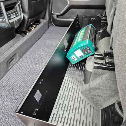 RAM DT 1500 Rear Under‑Seat Storage – Power System Mount & Heavy‑Duty Storage